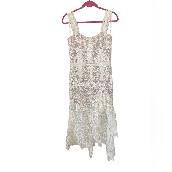 Bronx and Banco Dresses & Skirts - Bronx and Banco Tiffany Lace Midi Dress White Size M